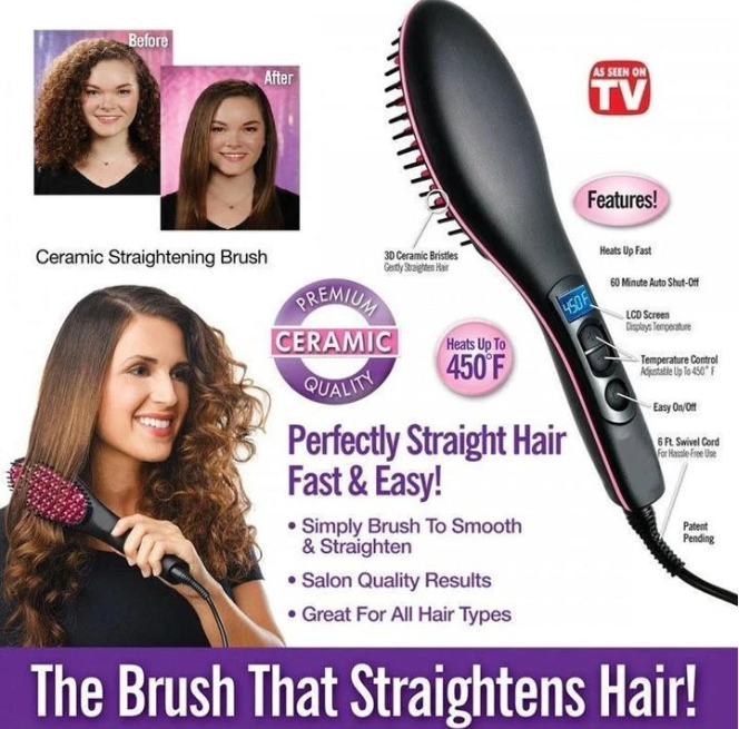HAIR STRAIGHTENING BRUSH
